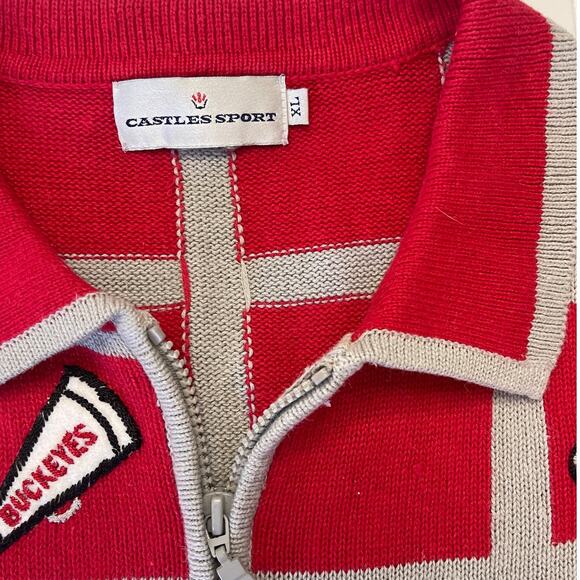 Vintage OSU Ohio State University Football Full Zip Vest Embroidered Women's XL - Picture 2 of 9